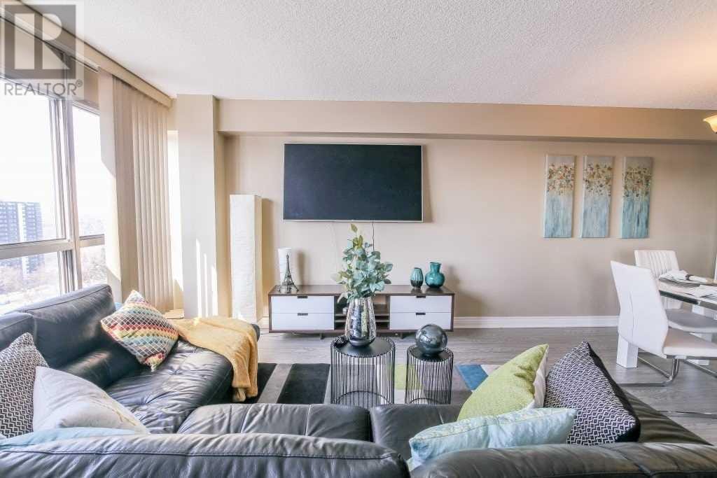Living room and dining area